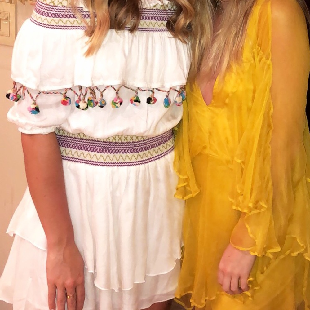 Red Carter White Dress